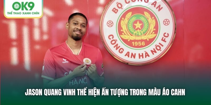 Jason Quang Vinh thể hiện ấn tượng trong màu áo CAHN